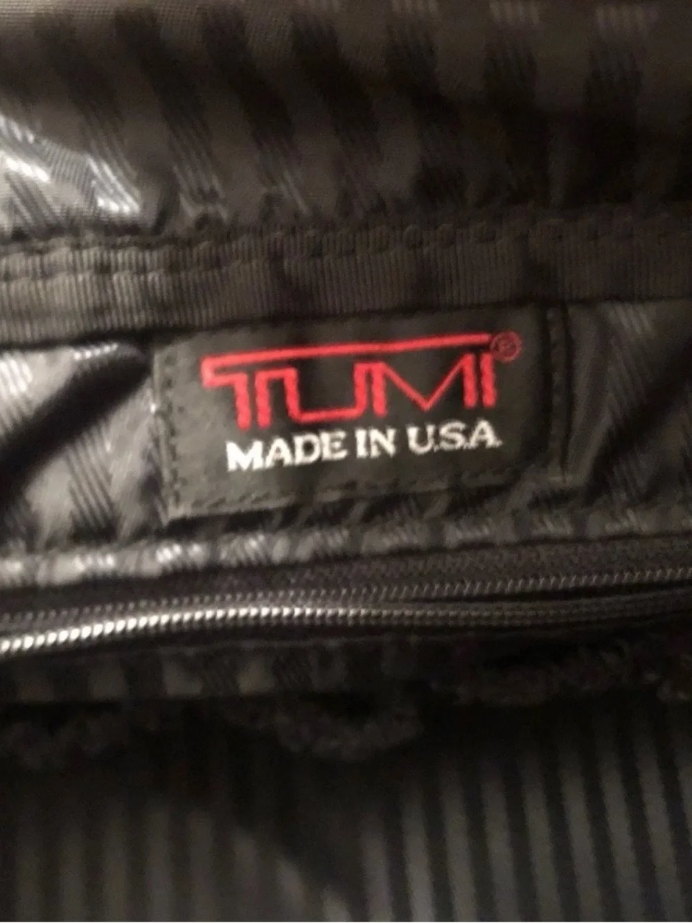 Tumi Alpha Deluxe Ballistic Nylon Portfolio Bag Fits Laptop (Made In USA)